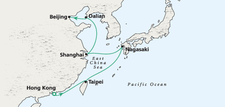 Cruises Around The World Hong Kong to Beijing Luxury Cruise Crystal Harmony Cruises Around The World Crystal World Cruises
