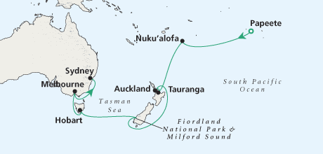 Cruises Around The World Voyage II: Kingdoms of the South Pacific Cruises Around The World Crystal World Cruises Crystal Serenity Cruise