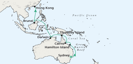 Cruises Around The World Voyage III, Journey to the Far East Cruises Around The World Crystal World Cruises