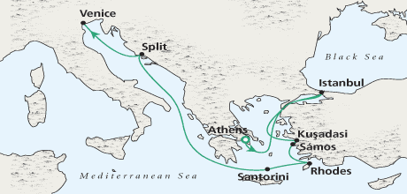 Cruises Around The World Path of Phoenicians Deluxe Cruise Crystal Serenity Cruises Around The World Crystal World Cruises