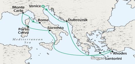 Cruises Around The World Treasures of the Mediterranean Cruises Around The World Crystal World Cruises Crystal Serenity Cruise