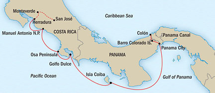 Cruises Around The World Lindblad National Geographic NG CRUISES Sea Lion January 6-16 2028 San Jose, Costa Rica to Panama City, Panama