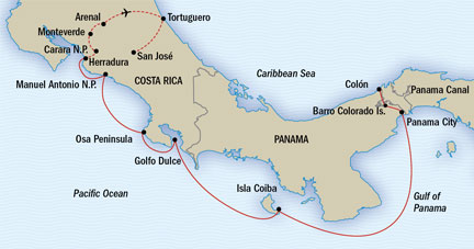 Cruises Around The World Lindblad National Geographic NG CRUISES Sea Lion March 12-27 2028 Panama City, Panama to San Jose, Costa Rica