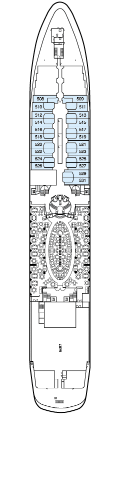 Cruises Around The World Deck FIVE
