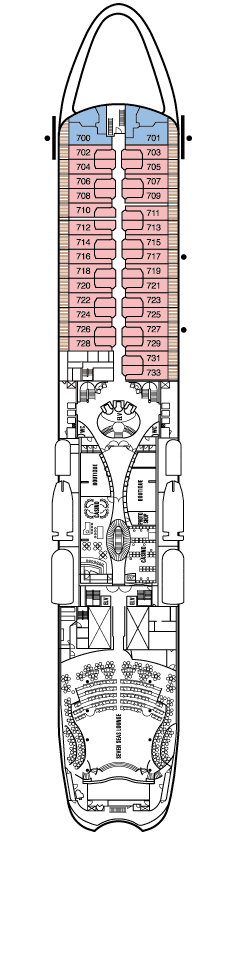 Cruises Around The World Deck SEVEN
