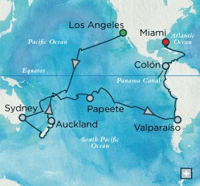 Cruises Around The World Crystal Serenity January 23 April 30 2027 Los Angeles, CA, United States to Salalah, Oman
