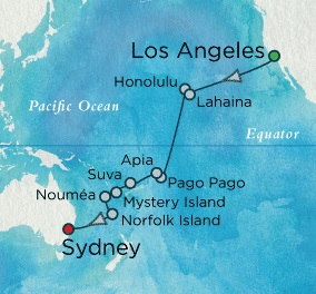 Cruises Around The World Crystal Serenity January 23 February 17 2027 Los Angeles, CA, United States to Sydney, Australia