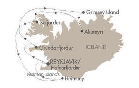 Cruises Around The World L Austral July 20-27 2028 Reykjavík, Iceland to Hafnarfjördur, Iceland