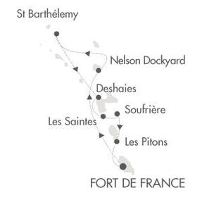 Cruises Around The World Le Ponant March 12-18 2028 Fort-de-France, Martinique to Fort-de-France, Martinique