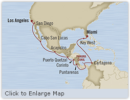 Cruises Around The World Oceania Insignia June 15 July 1 2028 Los Angeles, CA, United States to Miami, FL, United States