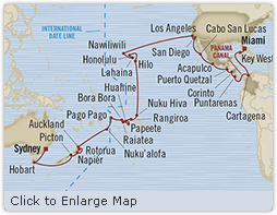 Cruises Around The World Oceania Insignia May 9 July 1 2028 Sydney, Australia to Miami, FL, United States