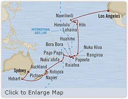 Cruises Around The World Oceania Insignia May 9 June 15 2028 Sydney, Australia to Los Angeles, CA, United States