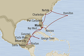 Cruises Around The World Oceania Regatta April 2-24 2028 Miami, FL, United States to Miami, FL, United States