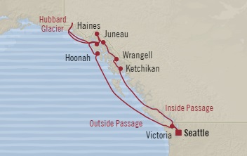 Cruises Around The World Oceania Regatta June 16-28 2028 Seattle, WA, United States to Seattle, WA, United States