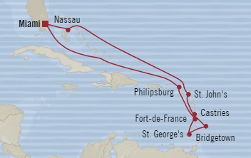 Cruises Around The World Oceania Riviera December 22 2028 january 3 2026 Miami, FL, United States to Miami, FL, United States