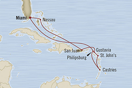 Cruises Around The World Oceania Riviera February 22 March 3 2028 Miami, FL, United States to Miami, FL, United States