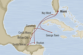 Cruises Around The World Oceania Riviera January 13-23 2028 Miami, FL, United States to Miami, FL, United States