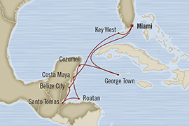 Cruises Around The World Oceania Riviera March 3-13 2028 Miami, FL, United States to Miami, FL, United States