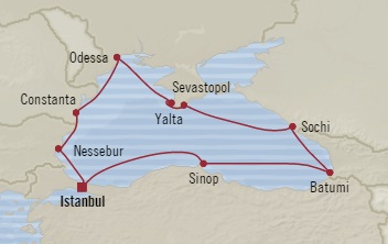Cruises Around The World Oceania Riviera September 12-22 2028 Istanbul, Turkey to Istanbul, Turkey