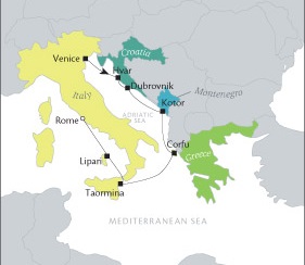Cruises Around The World Tere Moana August 20-27 2028 Venice, Italy to Civitavecchia, Italy