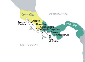 Cruises Around The World Tere Moana December 17-23 2028 Puerto Caldera, Costa Rica to Puerto Caldera, Costa Rica