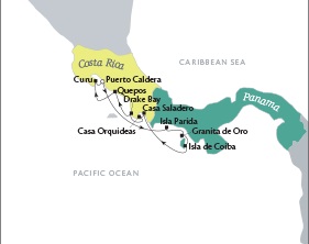 Cruises Around The World Tere Moana December 23-30 2028 Puerto Caldera, Costa Rica to Puerto Caldera, Costa Rica