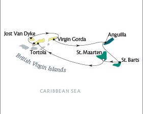 Cruises Around The World Tere Moana March 19-26 2028 Philipsburg, Sint Maarten to Philipsburg, Sint Maarten