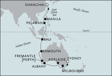 Regent Seven Seas Cruises Seven Seas Voyager February 13 March 6 2031 Cruise Itinerary luxury cruise information