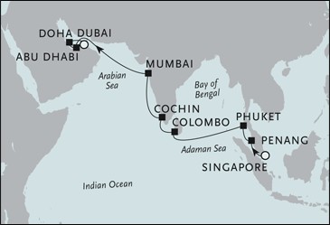 Regent Seven Seas Cruises Seven Seas Voyager March 18 April 1 2031 Cruise Itinerary luxury cruise information