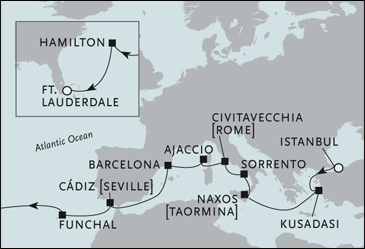 Regent Seven Seas Cruises Seven Seas Voyager April 18 May 8 2031 Cruise Itinerary luxury cruise information