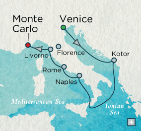 Cruises Around The World Crystal World Cruises Serenity 2027 Irresistible Italy Map