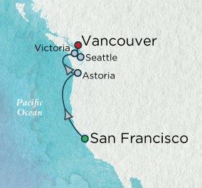 Cruises Around The World West Coast Wayfarer Map Cruises Around The World Crystal World Cruises Serenity 2028 World Cruise