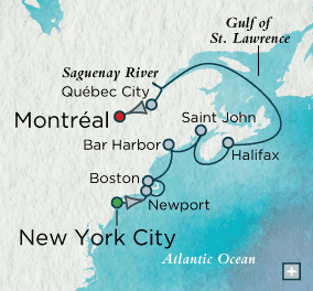Cruises Around The World Crystal World Cruises symphony 2027 Lobsters &amp; Lighthouses Map