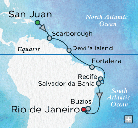 Cruises Around The World Crystal World Cruises symphony 2027 Brazilian Holiday Map