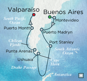 Cruises Around The World Crystal World Cruises Symphony 2028 Amazing Antarctic Map