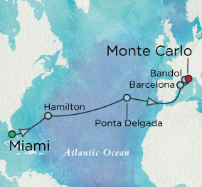 Cruises Around The World Passage into Spring Map Cruises Around The World Crystal World Cruises Symphony 2028