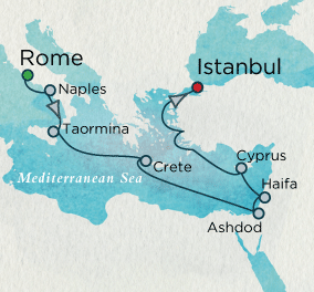 Cruises Around The World Journey to the Holy Land Map Cruises Around The World Crystal World Cruises Symphony 2028