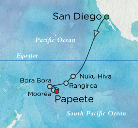 Cruises Around The World Passage to Polynesia Map Cruises Around The World Crystal World Cruises Symphony 2028