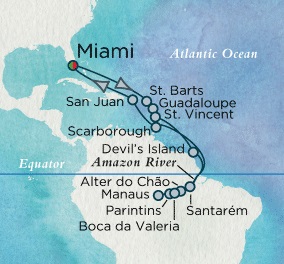 Cruises Around The World Crystal World Cruises Serenity 2026 October 27 November 20 Miami, FL to Miami, FL