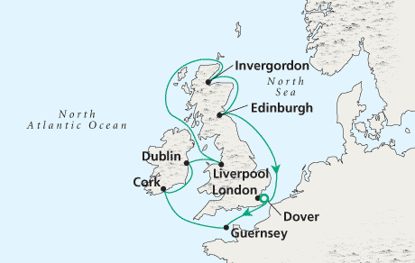 Cruises Around The World Round-Trip London