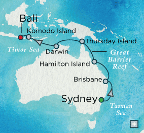Cruises Around The World Crystal World Cruises World Cruise 2028 Australian Discovery Map