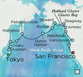 Cruises Around The World Crystal World Cruises World Cruise 2028 Glacial Grandeur Map