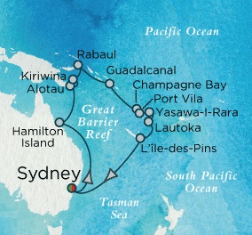 Cruises Around The World Crystal World Cruises Symphony 2026 January 20 February 10 Sydney, Australia to Sydney, Australia