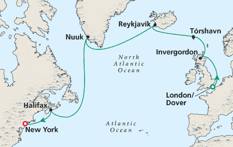 Cruises Around the World Map