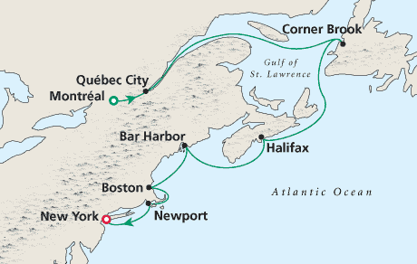 Cruises Around the World Map