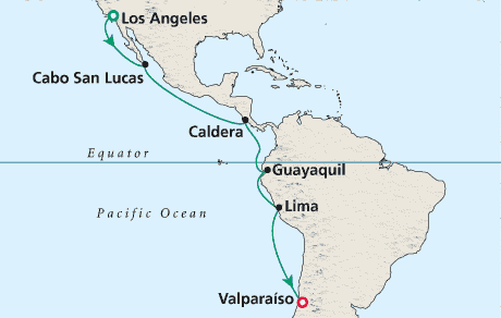 Cruises Around the World Map
