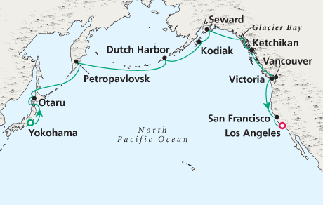 Cruises Around the World Map