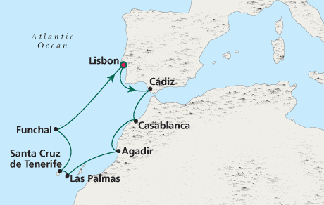 Cruises Around The World Crystal World Cruises Serenity 2026 Lisbon to Lisbon