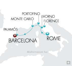 Cruises Around The World Riviera Rendezvous Map