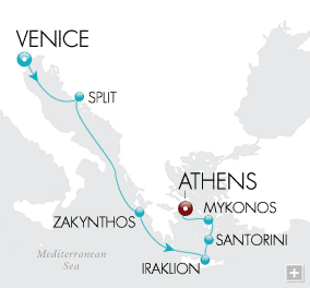 Cruises Around The World Idyllic Islands Map